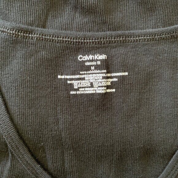 Calvin Klein Black Undershirts/Tank Tops (2) - Picture 3 of 4